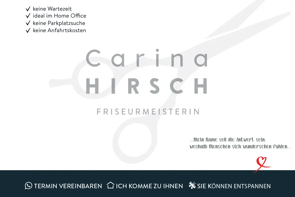 Banner Blog Carina Hirsch. Neu